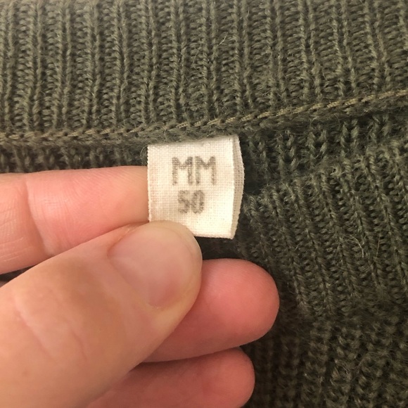 Vintage Military Streetwear Commando Sweater in Army Green - Size Medium - Picture 3 of 5